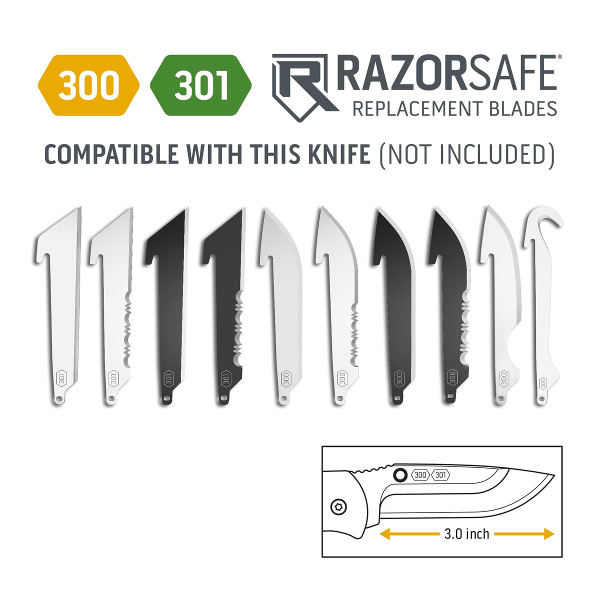 Outdoor Edge 3.0" RazorEDC Lite, view 7