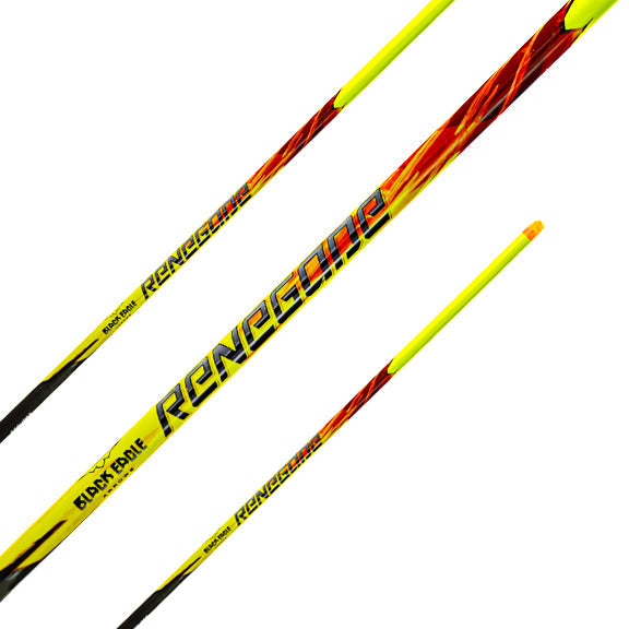 Black Eagle Renegade, bare crested shafts