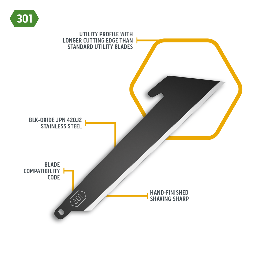 Outdoor Edge 3.0" UTILITY BLADES | 6-PACK, view 2