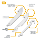Outdoor Edge 3.0" COMBO BLADE PACK | 6-PACK, view 2