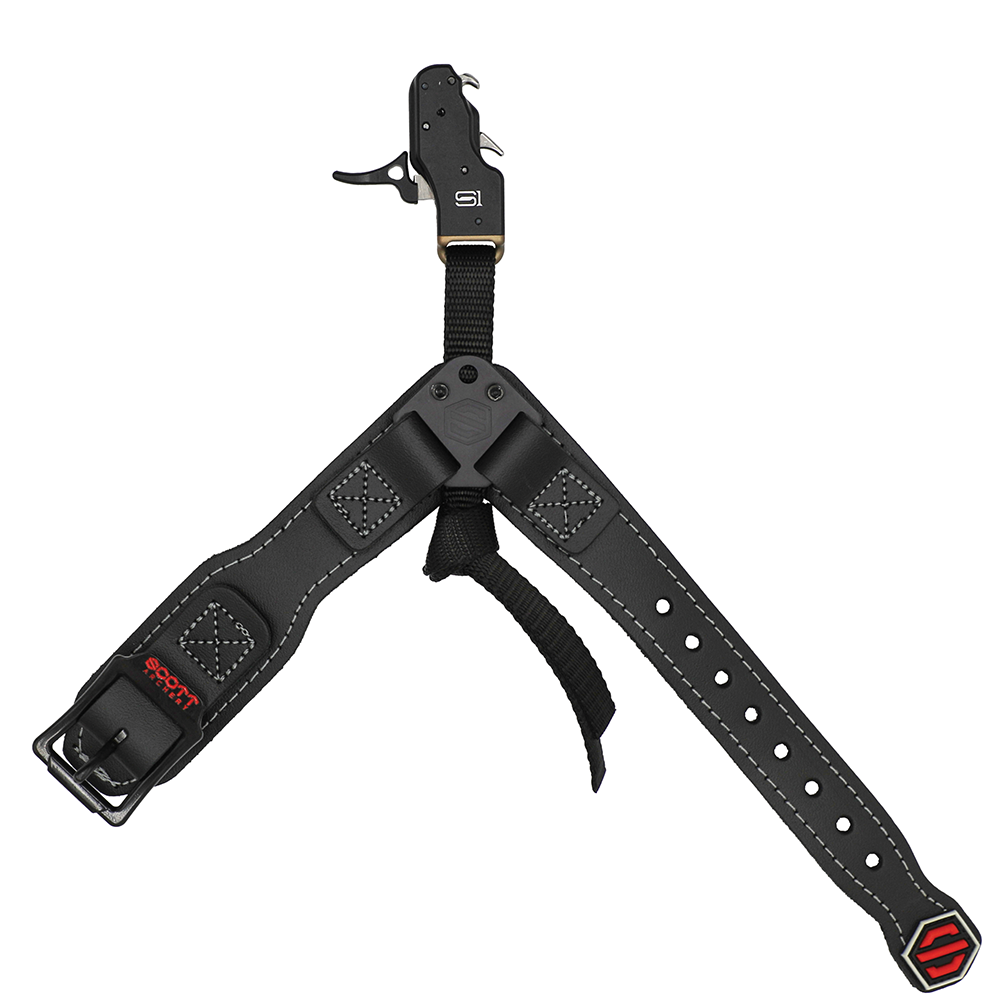 Scott S1 index-finger wrist strap release, front view