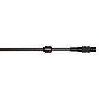 Axcel CarboFlax Acclaim Aero 500 Stabilizer, Black, weights and Kryptós Arc dampener detail