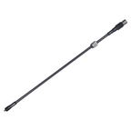 Axcel CarboFlax Acclaim 550 PRO Stabilizer, Black carbon twill front bar angled view