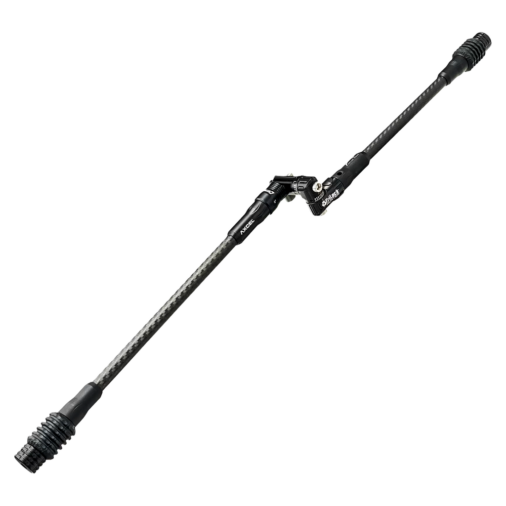 Axcel Antler Ridge Hunting Stabilizer Kit, 12 inch and 10 inch combo, Black