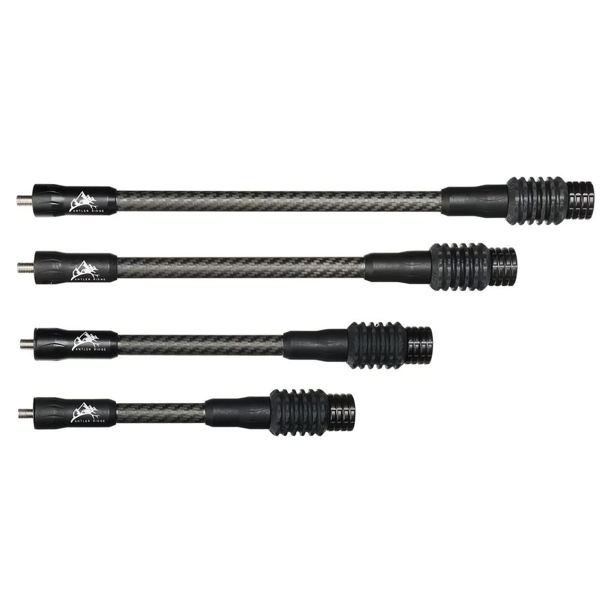 Axcel Antler Ridge 550 CarboFlax Hunting Stabilizer, Black, all four lengths