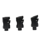Axcel CenterLock Barrel Nut, Black - 0, 8 and 16 degree down angle models shown together