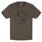 Stone Glacier Billy Stamp T-Shirt, Army Green, front