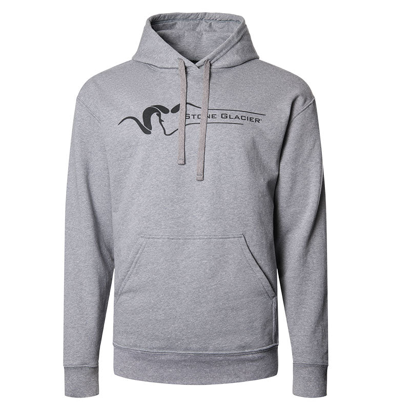 Stone Glacier SG Classic Hoody, Heather Grey, front view