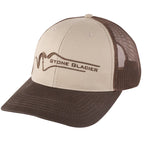 Stone Glacier Classic Trucker, Stone, front three-quarter view