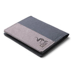 Stone Glacier Sawbuck Wallet, Graphite, folded front view