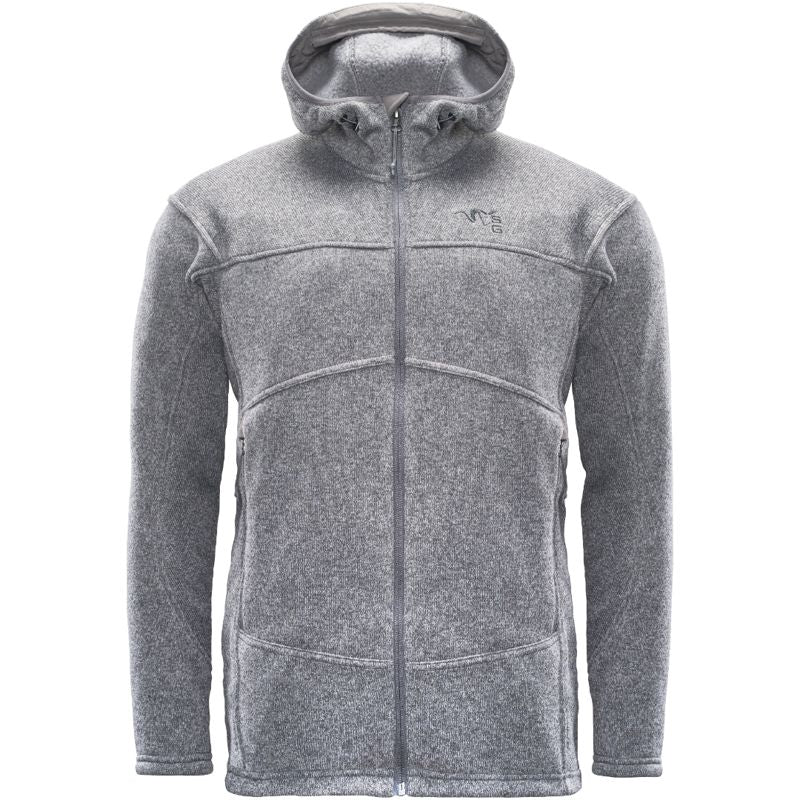 Stone Glacier Zenith Fleece Hoody, Granite Gray front