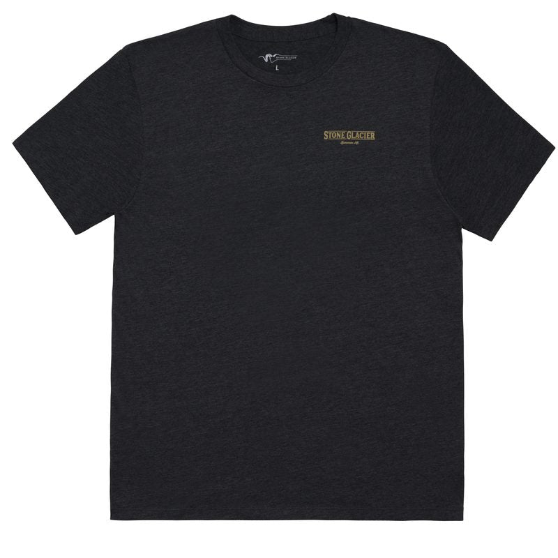 Stone Glacier Bozeman Only Trad UL T-Shirt, Charcoal Heather, front