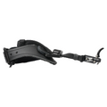 T.R.U. Ball Short-N-Sweet'R Hybrid release aid, Black Leather Buckle strap, black head