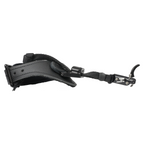T.R.U. Ball Short-N-Sweet'R Hybrid release aid, Black Leather Buckle strap, black head