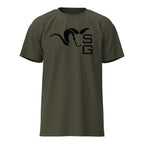 Stone Glacier Ram T-Shirt, Army Green front