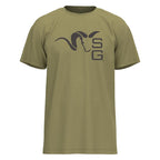 Stone Glacier Ram T-Shirt, Tent Green front