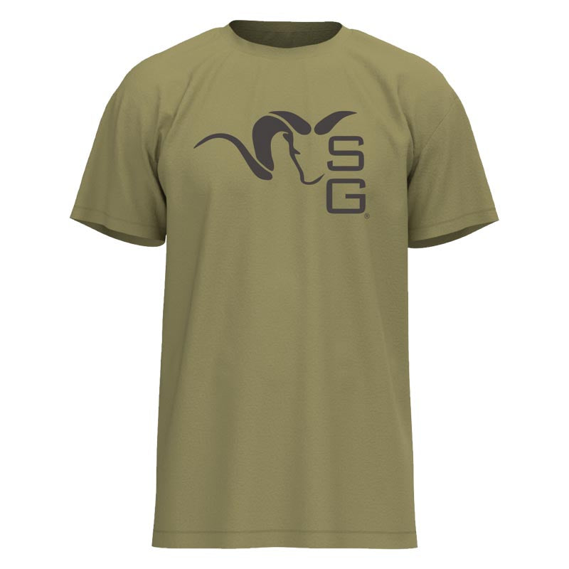 Stone Glacier Ram T-Shirt, Tent Green front