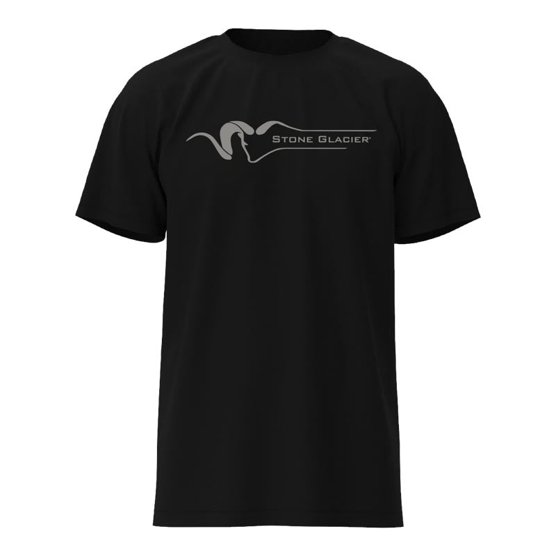 Stone Glacier Classic T-Shirt, Black, front