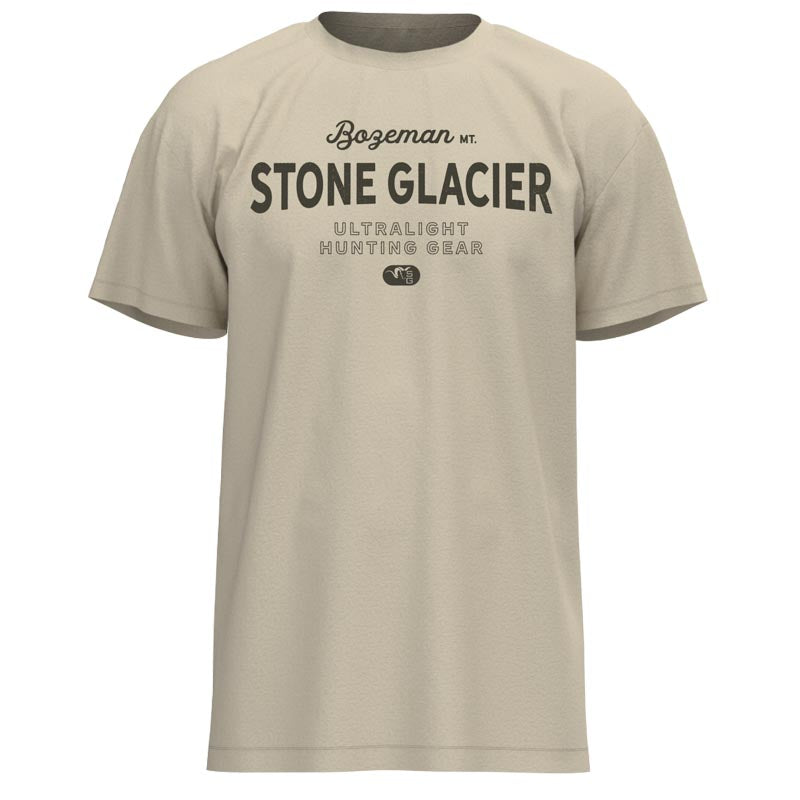Stone Glacier Traditional T-Shirt, Natural, front