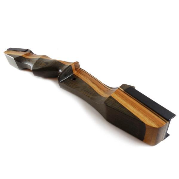 Samick Classic Takedown Recurve Riser, three-quarter view
