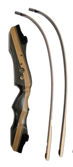 Samick Sage takedown recurve, riser and limb set separated
