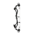 PSE Sicario 35 Carbon compound hunting bow, Black, angled view