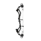 PSE Sicario 35 Carbon compound hunting bow, Black, angled view