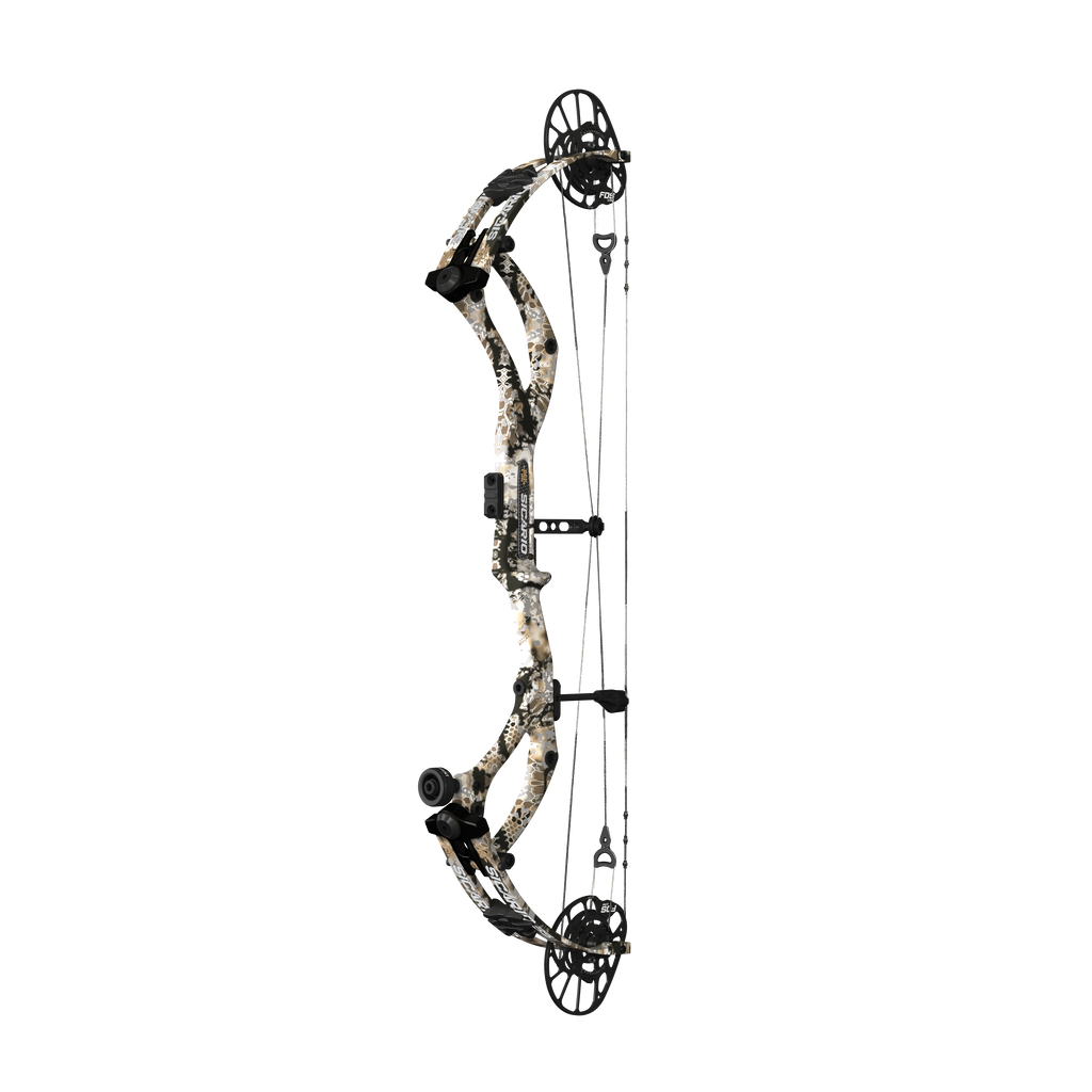 PSE Sicario 35 Carbon compound hunting bow, Kryptek Skyfall camo