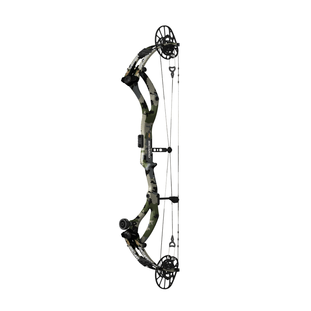 PSE Sicario 35 Carbon compound hunting bow, Kuiu Verde camo