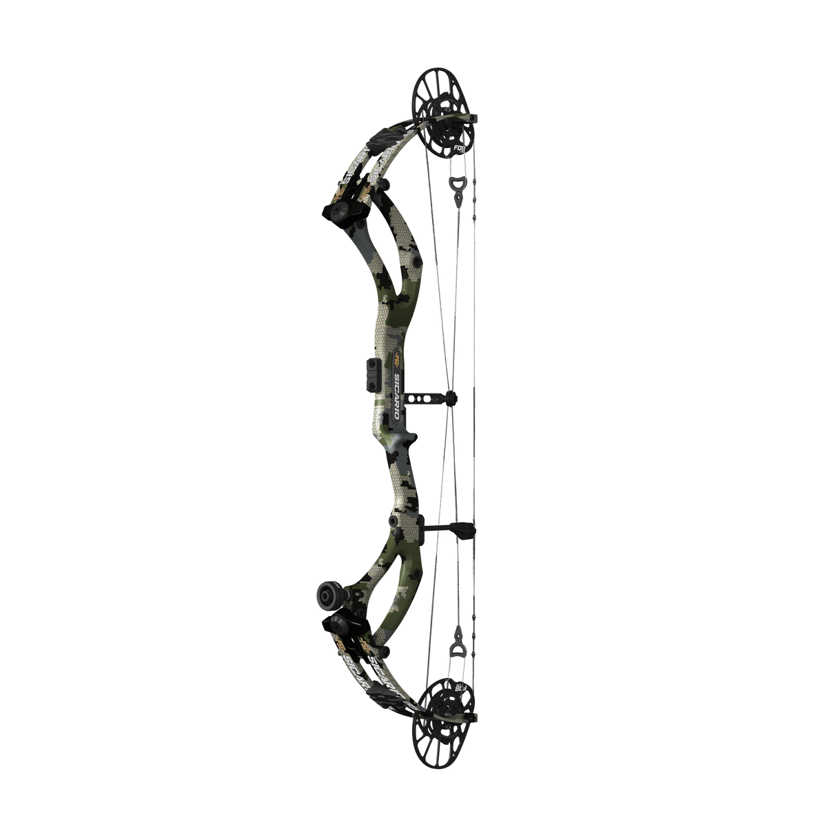 PSE Sicario 35 Carbon compound hunting bow, Kuiu Verde camo