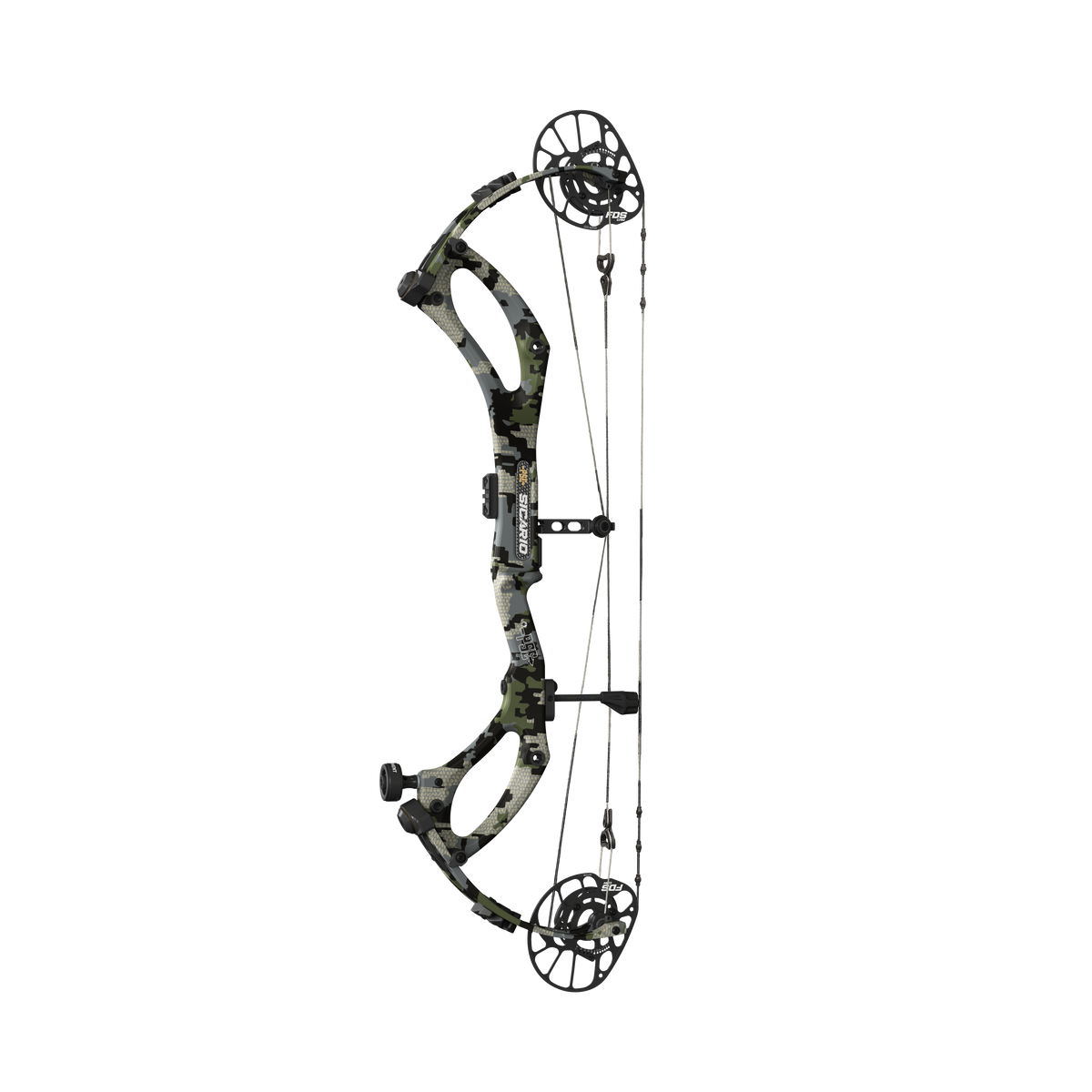PSE Sicario Carbon compound hunting bow, Kuiu Verde camo