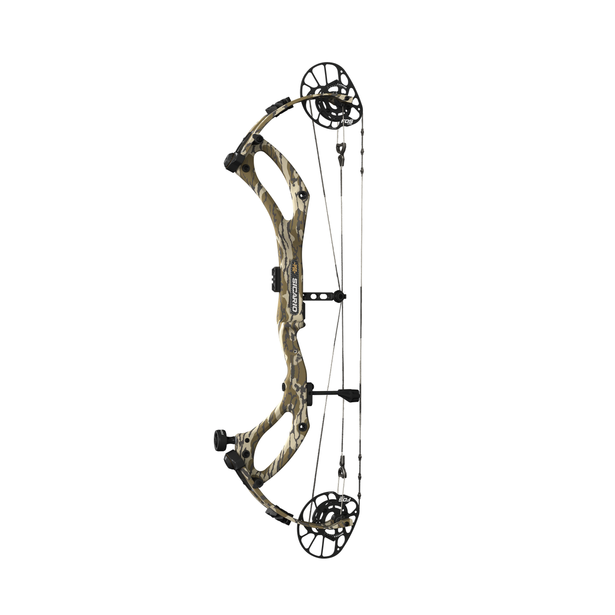 PSE Sicario Carbon compound hunting bow, Mossy Oak Bottomland camo