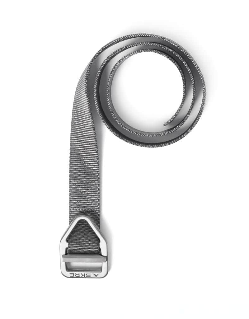 SKRE Timber Hitch Belt, neutral grey, full length rolled
