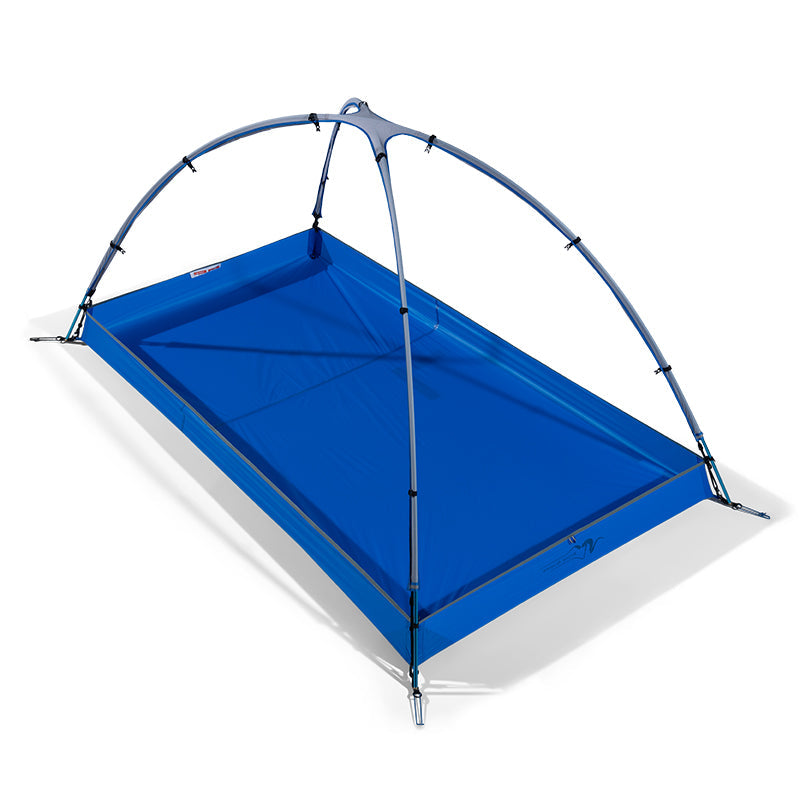 Stone Glacier Sky Solus 1P Tub Footprint, overhead angle showing the 5 inch tall tub floor