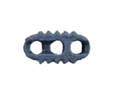 Hamskea Slacker cord management piece with three cord holes and a serrated edge