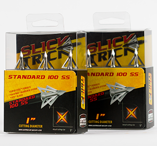 Slick Trick Pro Series Standard 100 SS broadhead retail packaging