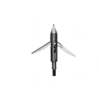 Slick Trick Torch, expandable broadhead with blades deployed on arrow