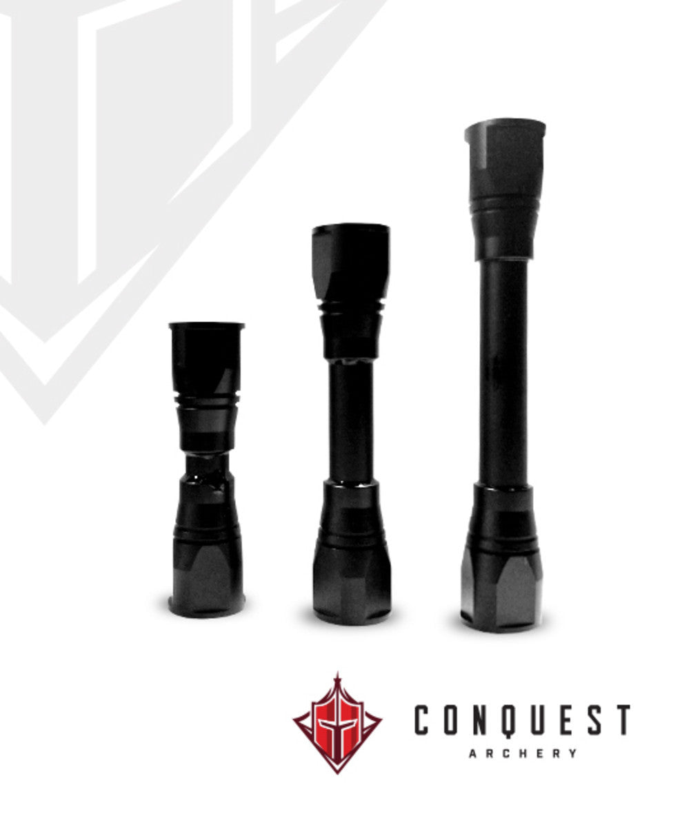 Conquest Smacdown .500 Pro Extensions, Matte Black