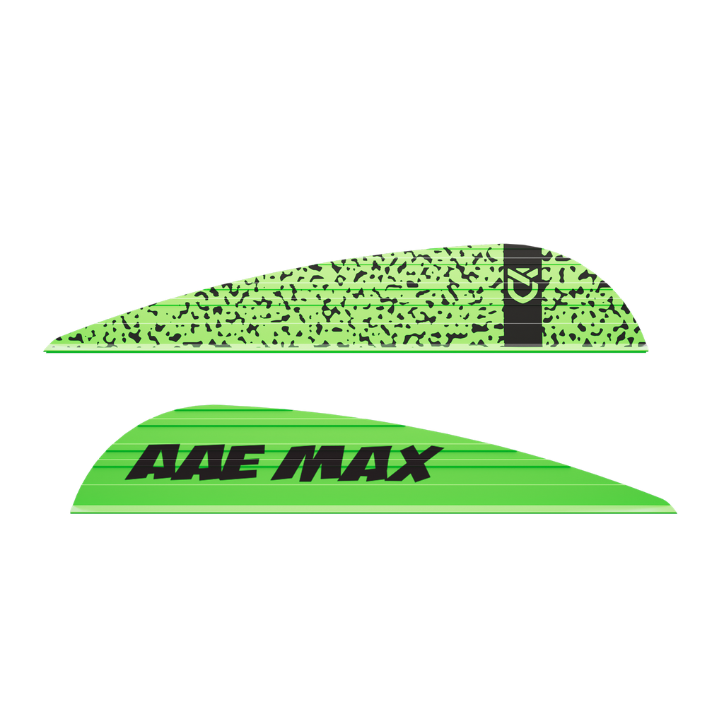 Dialed Archery Graffiti Vanes - AAE Max Stealth (50 Pack)