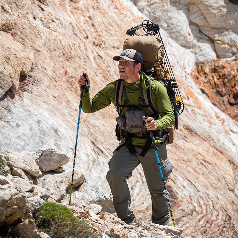 Stone Glacier De Havilland LITE Pant worn on a backcountry hunt