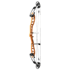 PSE Supra X Trust 40 EM2 target compound bow, Tequila Sunrise riser, 45-degree view