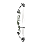 PSE Supra X Trust 37 FDSM target compound bow with FDSM cam, straight-on view