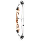 PSE Supra X Trust 40 FDSM target compound bow with FDSM cam, straight-on view