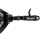 T.R.U. Ball Assassin Scout caliper head and two-slot web strap connector, black leather buckle strap