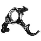 T.R.U. Ball Abyss Flex, Quicksilver finish, angled view showing thumb barrel and finger pieces