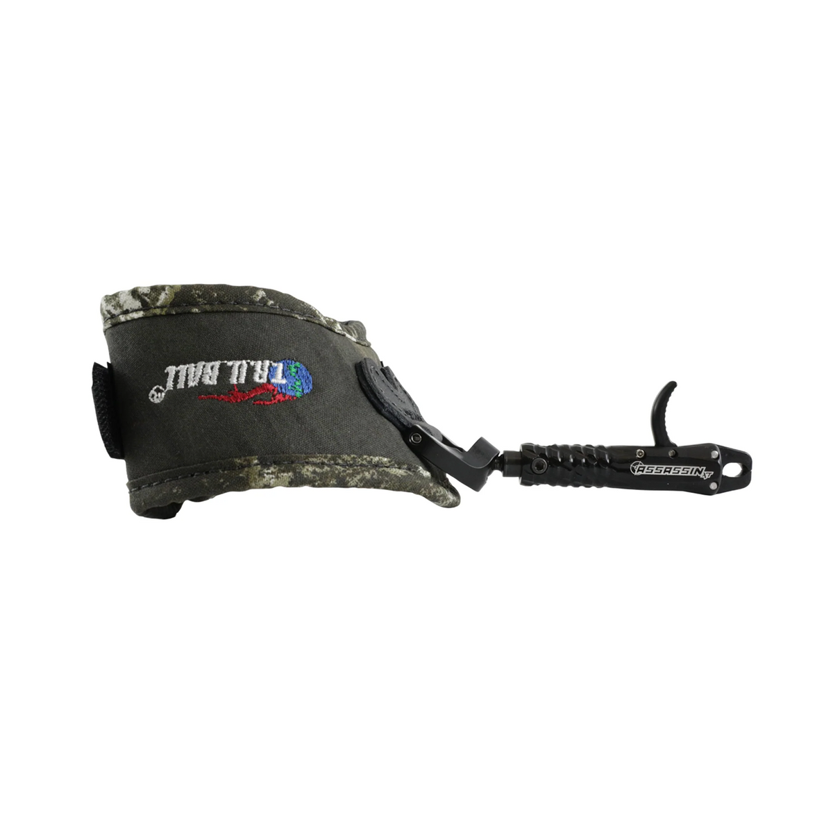 T.R.U. Ball Assassin XT release aid, Camo Velcro strap with black head