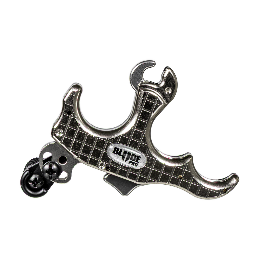 T.R.U. Ball Blade Pro Mini thumb release, Black / Quicksilver - quicksilver side