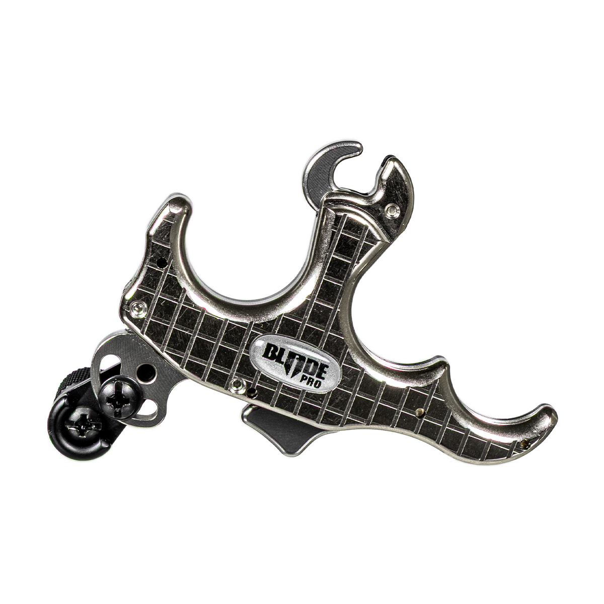 T.R.U. Ball Blade Pro Mini thumb release, Black / Quicksilver - quicksilver side