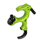 T.R.U. Ball HBC Flex CK, Zombie Green Cerakote, thumb peg and speed dial detail