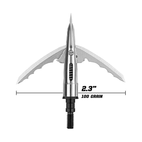 Beast Crossbow Edition Titanium Cut On Contact broadhead, 2.3 in cut diameter, 100 grain